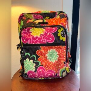 Vera Bradley Pink and Orange Floral Backpack